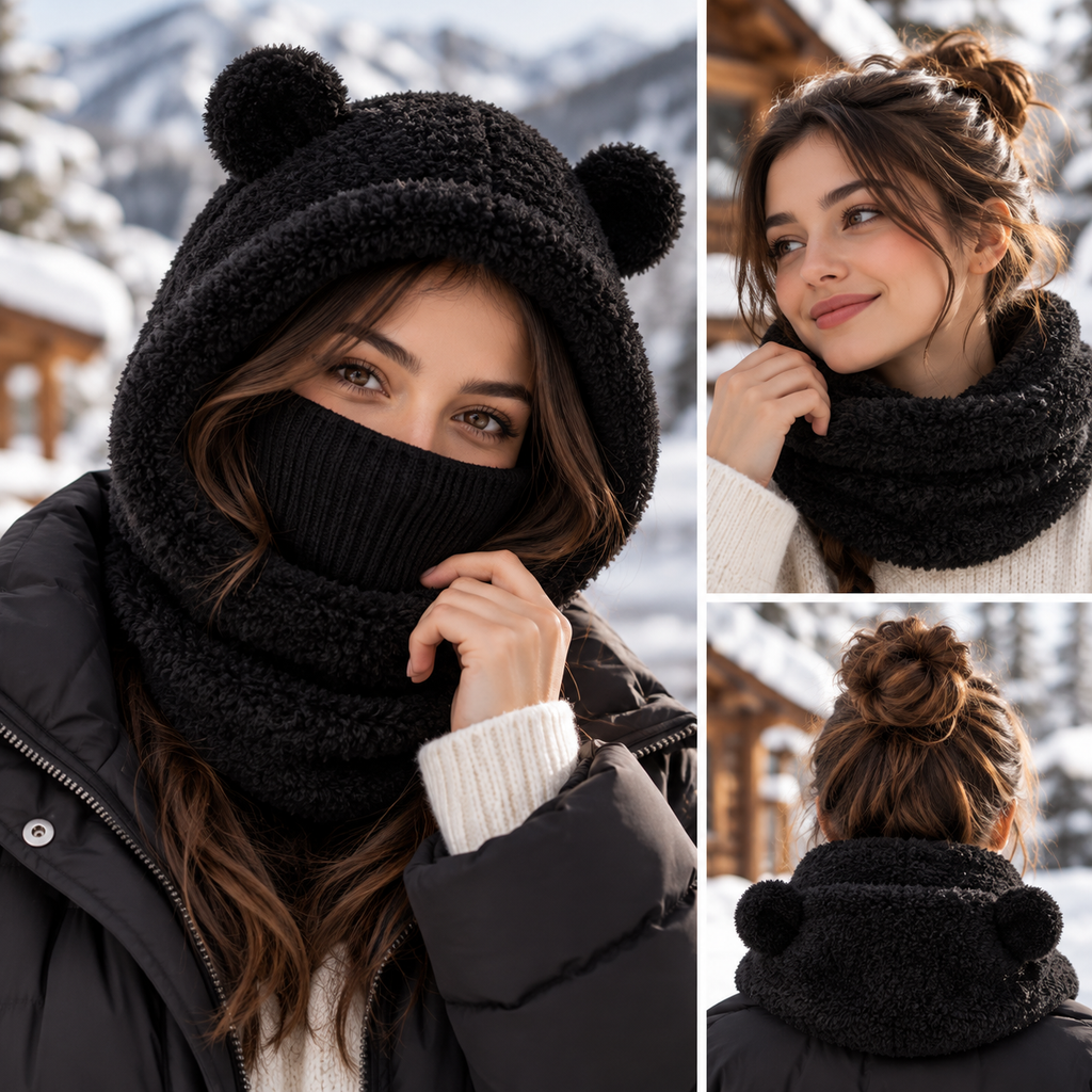MELYCA™ Bear Ear Balaclava