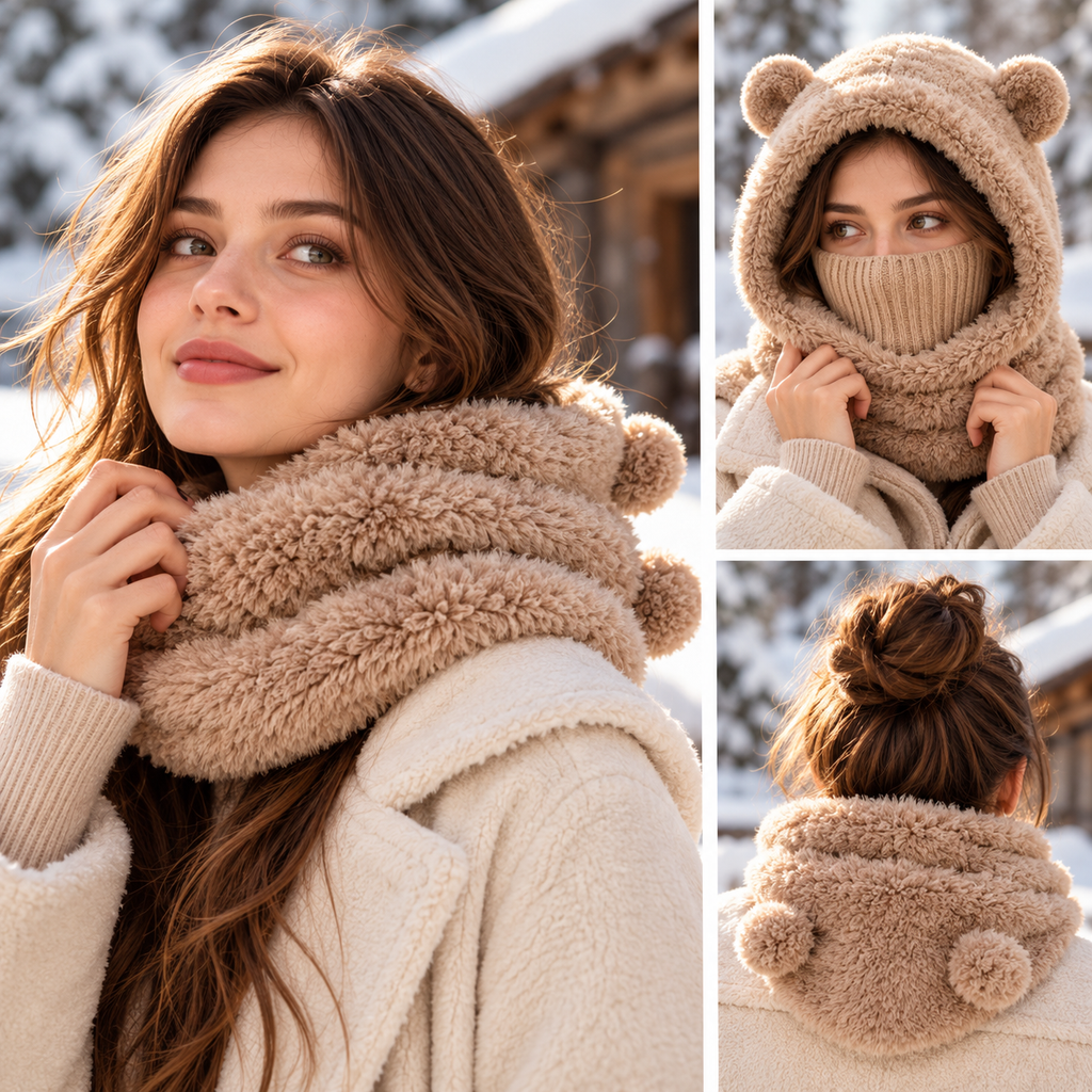MELYCA™ Bear Ear Balaclava