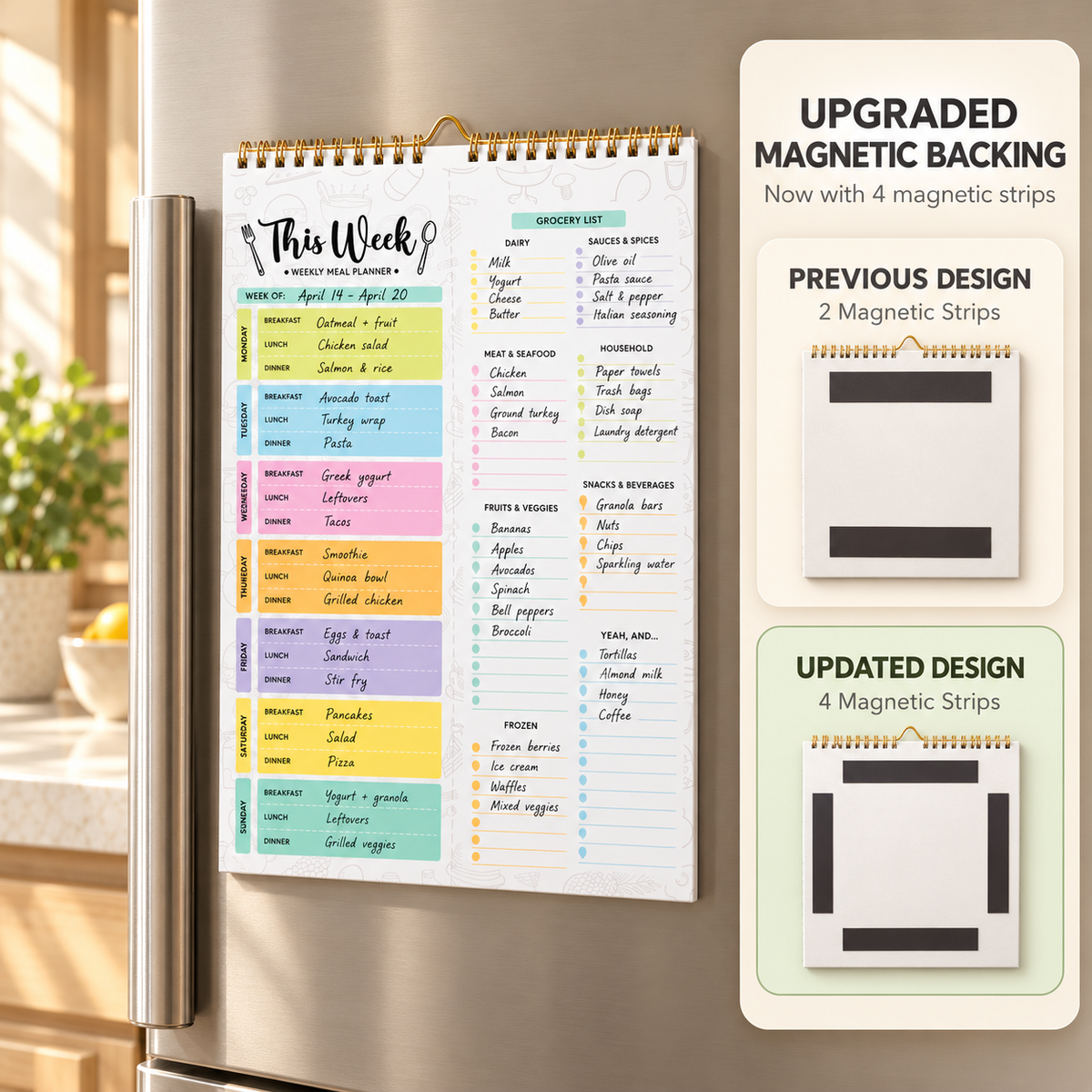 Weekly Meal Planner & Grocery List