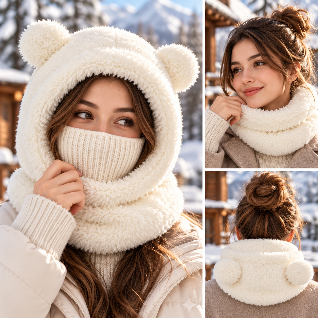 MELYCA™ Bear Ear Balaclava