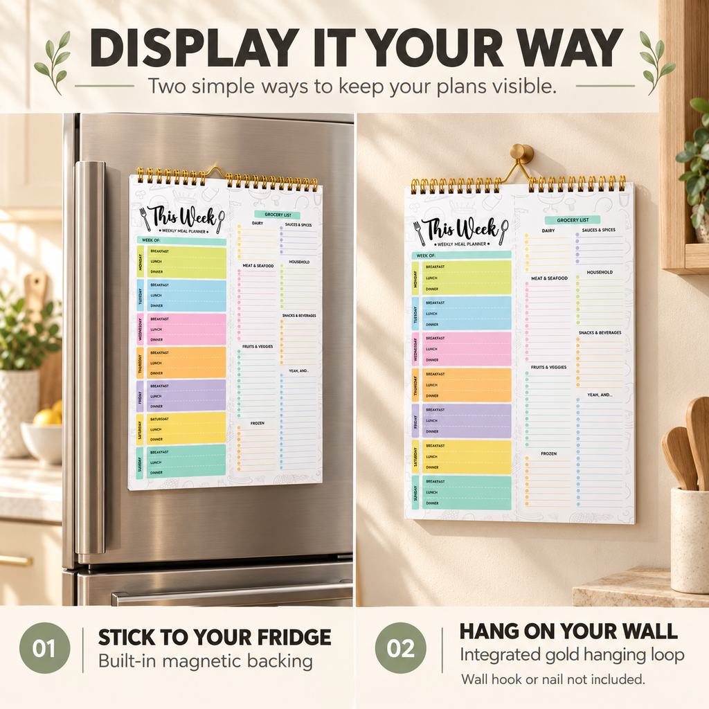Weekly Meal Planner & Grocery List