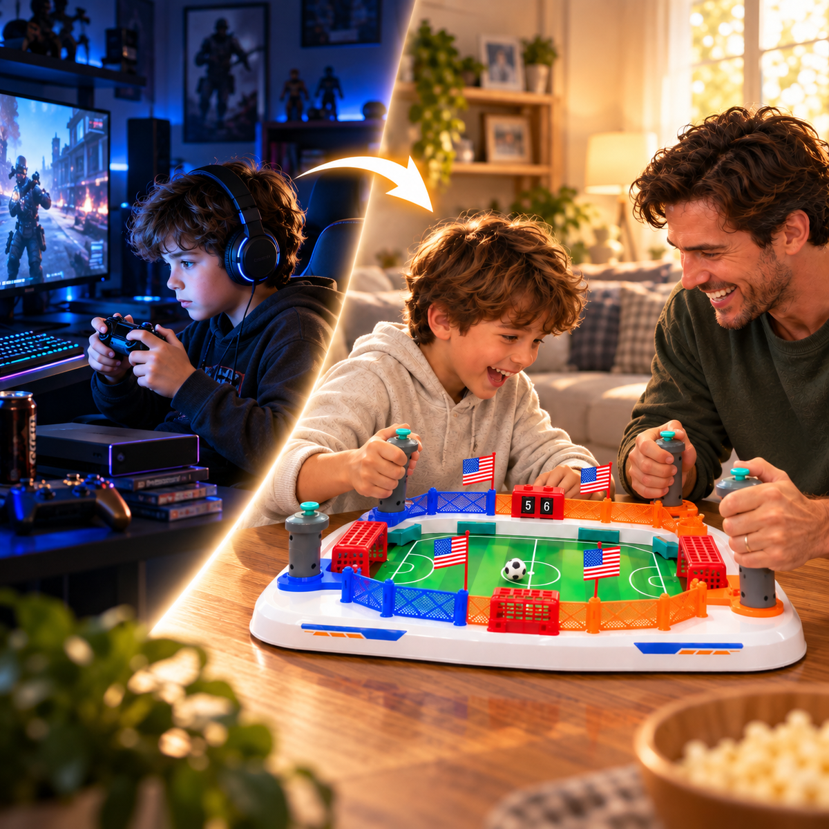 Tabletop Soccer Game